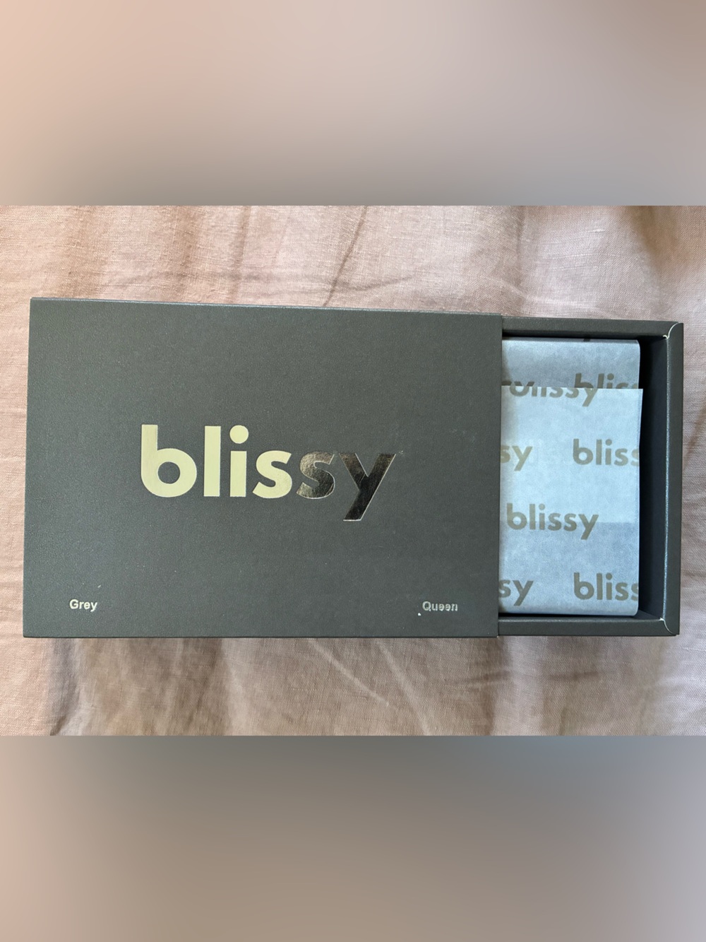 Blissy Grey 100% Pure Mulberry Silk